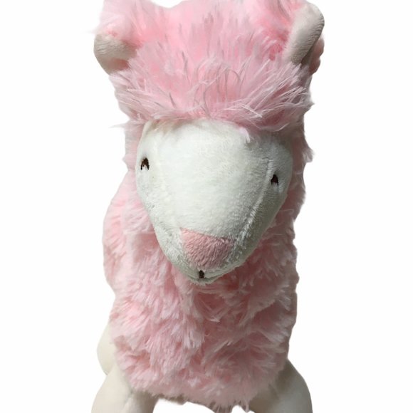 Carter’s Baby Llama Waggy Pink Musical Plush Toy - Picture 6 of 7